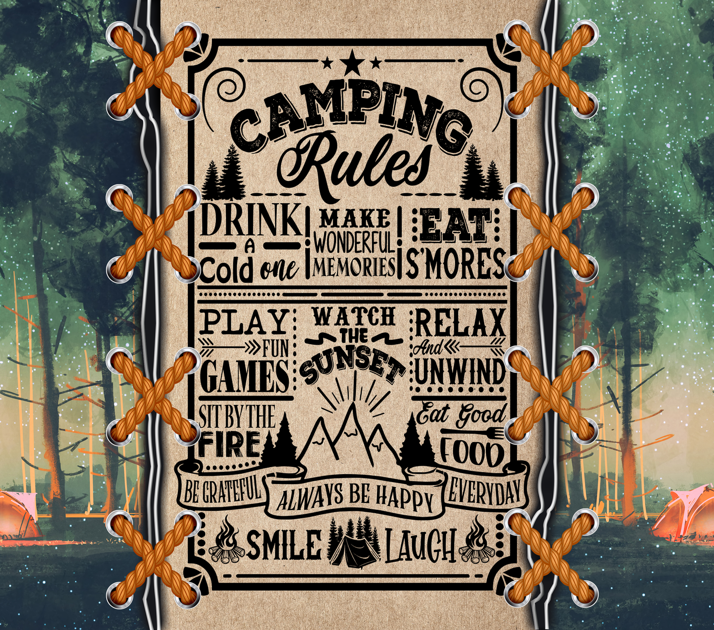 Camping 20oz Tumbler