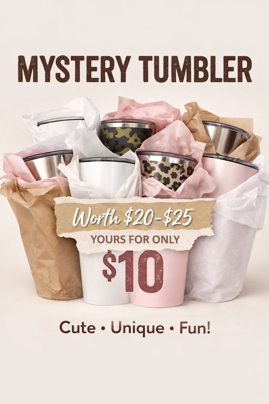 Mystery Tumblers