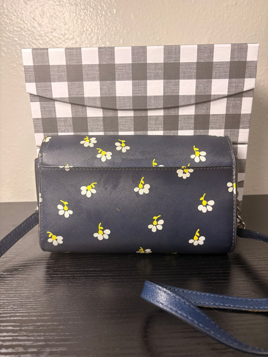 Pre-owned Kate Spade Laurel Way Winni Safiano Crossbody Clutch