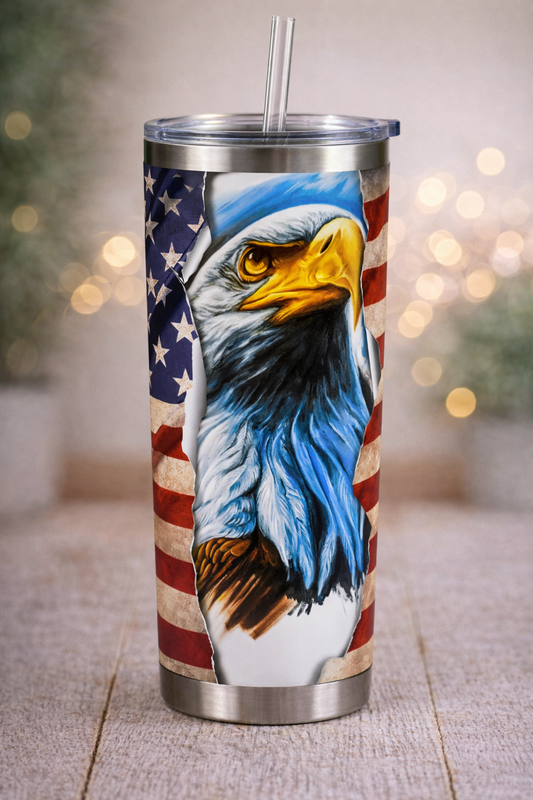 American Flag 20oz Tumbler