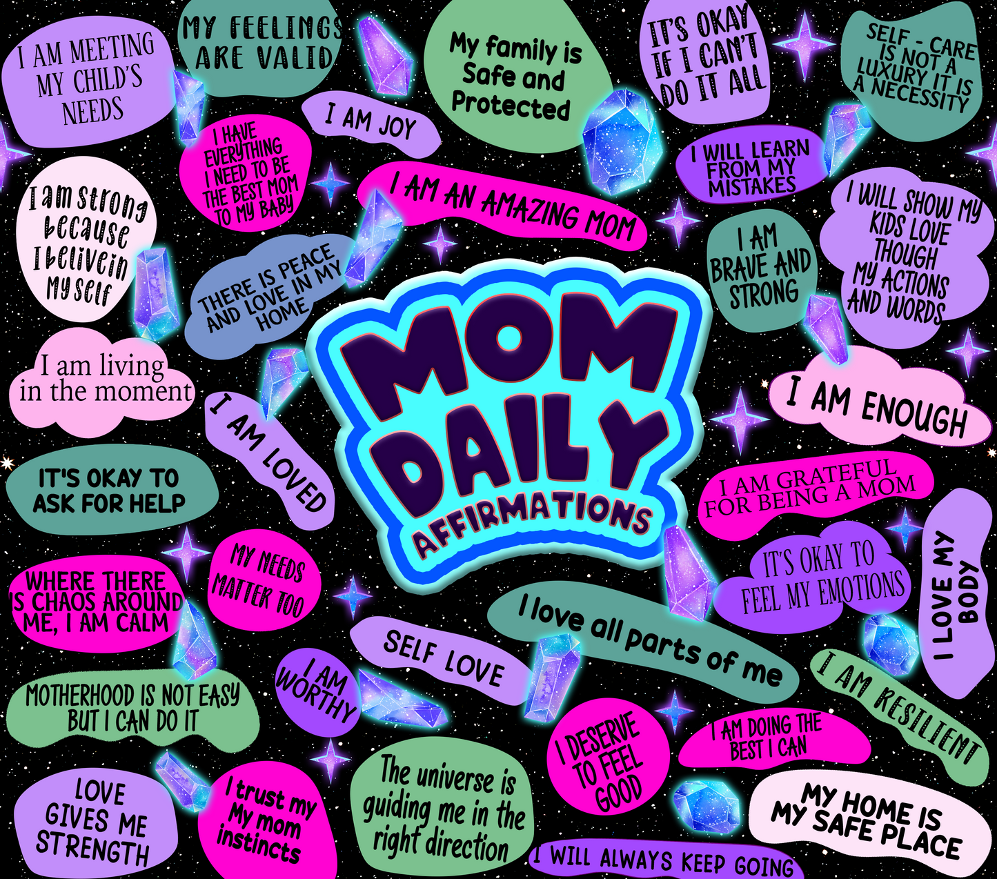 Mom affirmations 20oz Tumbler