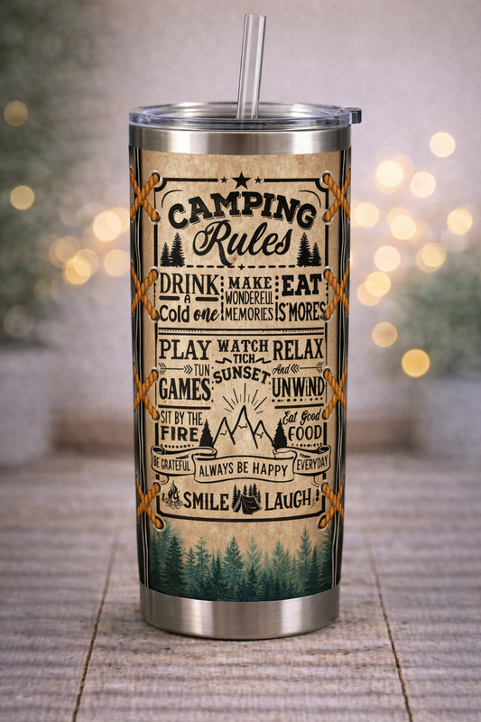 Camping 20oz Tumbler