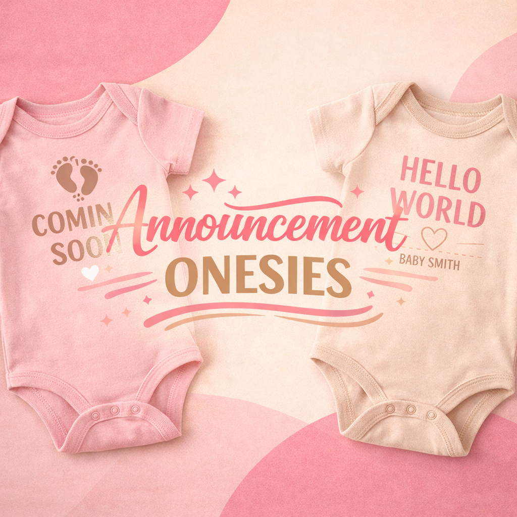 Announcement onesies